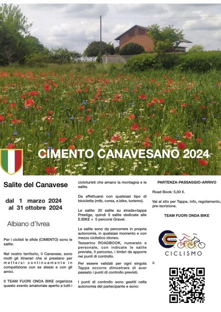 CIMENTO CANAVESANO - SALITE DEL CANAVESE 2024 - Team Fuori Onda Bike